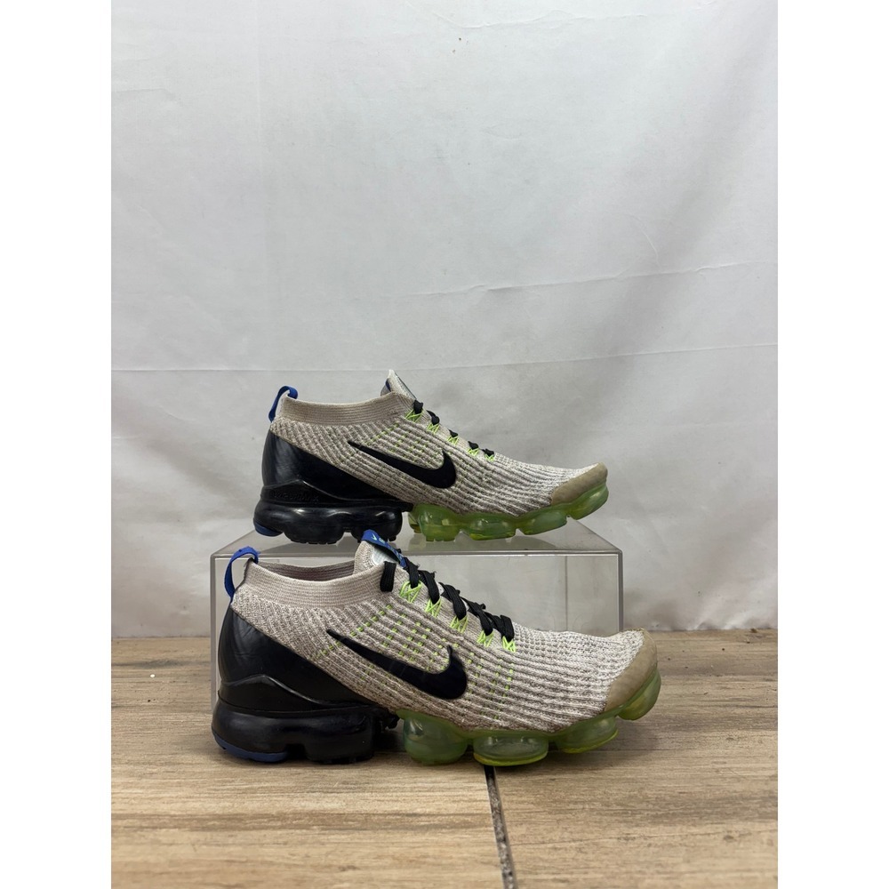 Nike Air VaporMax Flyknit 3 Black Green Running Shoes Sneakers
